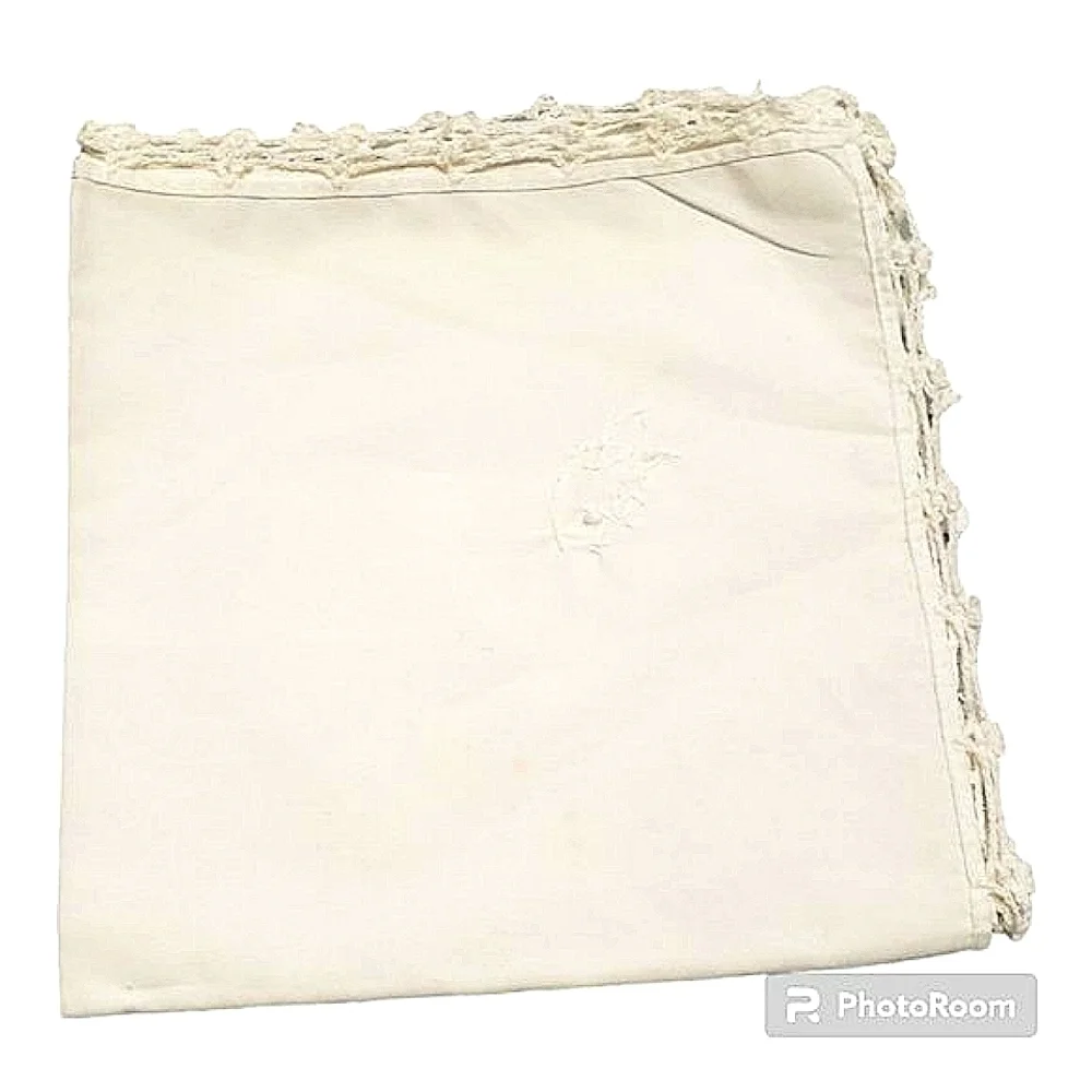 Loop Edge set of 8 cream cloth Napkin 14